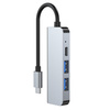 TECH-PROTECT HUB ADAPTER 4IN1 DO LAPTOPA USB-C Z WYJŚCIEM HDMI I ZASILANIEM