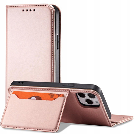 HURTEL ETUI DO IPHONE 12 PRO MAGNET CARD CASE POKROWIEC PORTFEL Z PODSTAWKĄ