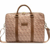 Torba Guess GCube Stripes GUCB15HGCFSEW na laptopa 16" - brązowa