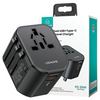 USAMS ŁADOWARKA SIECIOWA 3 PORTY 20W 2XUSB 1XUSB-C DO TABLETÓW SMARTFONÓW