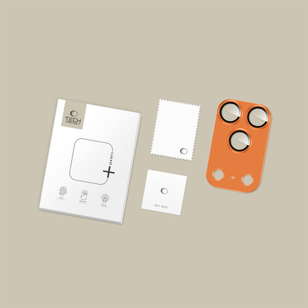 OSŁONA APARATU TECH-PROTECT CAMFULL FIT+ IPHONE 17 PRO COSMIC ORANGE