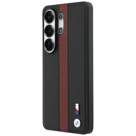 Etui BMW Perforated Stripe Logo MagSafe  do Samsung Galaxy S26 Ultra czerwony