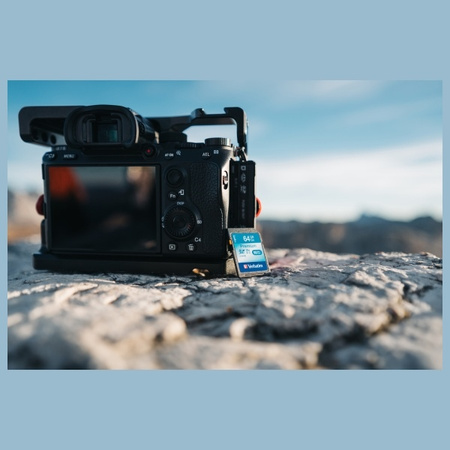 VERBATIM KARTA PAMIĘCI 64GB SDXC U1 DO APARATU FOTOGRAFICZNEGO 4K V10