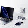 JOYROOM ŁADOWARKA SIECIOWA 67W GAN Z WBUDELOWANYM KABLEM USB-C