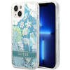 Guess GUHCP14MLFLSN iPhone 14 Plus 6,7" zielony/green hardcase Flower Liquid Glitter