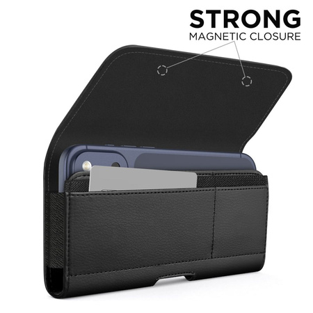 TECH-PROTECT SM80 UNIVERSAL PHONE HOLSTER POUCH 5.8-6.8 INCH BLACK