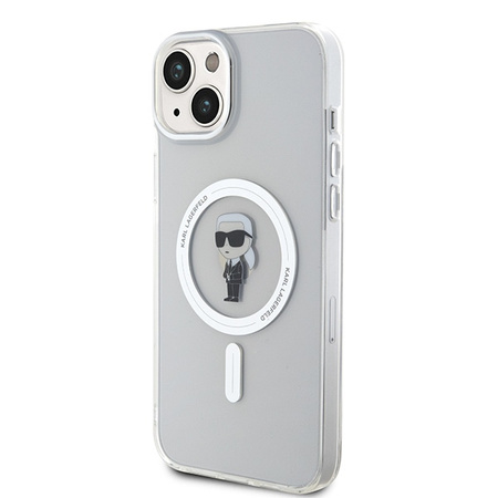 KARL LAGERFELD POKROWIEC HARDCASE DO IPHONE 15 PLUS 14 PLUS 6.7 Z IKONIKIEM