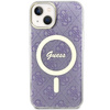 Etui Guess GUHMP14MH4STU na iPhone 14 Plus 6.7" purpurowy/purple hardcase 4G MagSafe