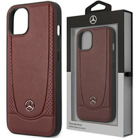 Mercedes MEHCP15LARMRE iPhone 15 Pro 6.1" czerwony/red hardcase Leather Urban Bengale