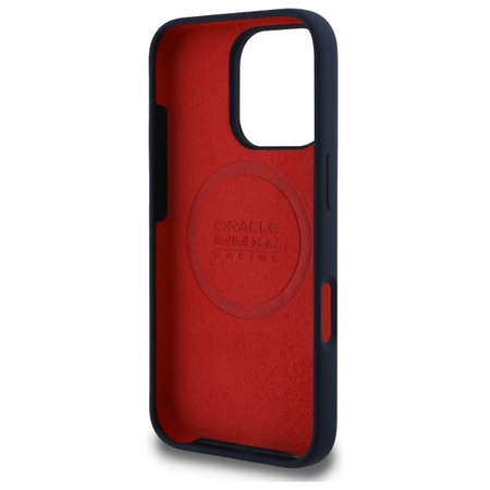 Red Bull RBHMP16X24SIHSRV iPhone 16 Pro  Max 6.9 hardcase granatowy/navy Silicone Horizontal Logo MagSafe