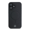 MERCEDES CASE HARDCASE DO IPHONE 16 6.1 DO MAGSAFE SKÓRZANE PLAIN SMOOTH