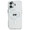 KARL LAGERFELD ETUI HARDCASE DO IPHONE 16 6.1 DO MAGSAFE METAL KARL HEAD
