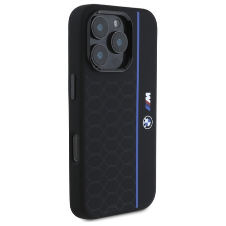 BMW POKROWIEC HARDCASE DO IPHONE 16 PRO MAX 6.9 DO MAGSAFE SILIKON HEXAGON