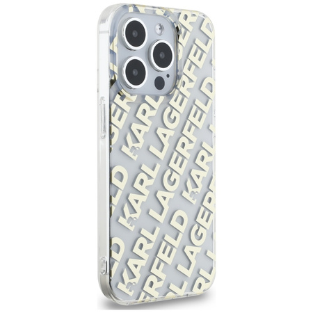 KARL LAGERFELD HARDCASE DO IPHONE 15 PRO MAX Z LOGO IML FULLOVER POKROWIEC