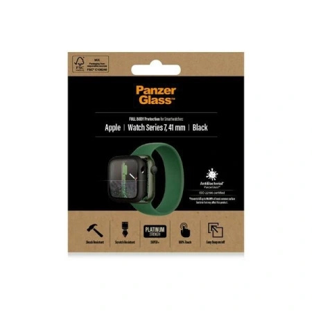 Etui PanzerGlass Full Body na Apple Watch 7 / 8 41 mm - czarne