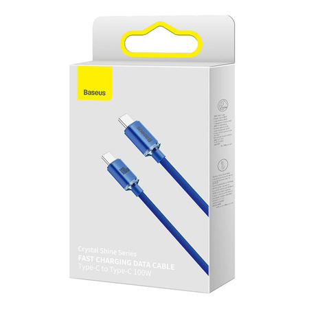 BASEUS KABEL USB-C 100W 1.2M DO TELEFONÓW I LAPTOPÓW SZYBKIE ŁADOWANIE 1.2M
