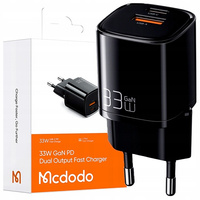 Mcdodo Nano GaN 2X USB/USB-C PD QC Phone/Tablet Charger - 33W CH-0151