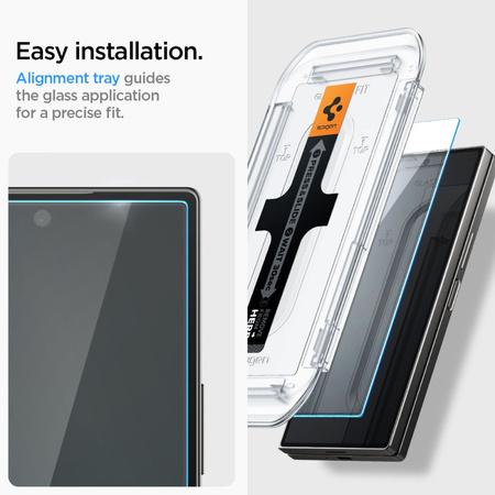 SPIGEN SZKŁO HARTOWANE GLAS.TR EZ FIT 2-PACK DO SAMSUNG GALAXY Z FOLD 6