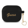Guess GUA3LSCHSK AirPods 3 cover czarny/black Silicone Charm Heart Collection