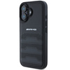 MERCEDES ETUI CASE POKROWIEC DO IPHONE 16 SKÓRZANE Z DEBOSSED LINES Z LOGO