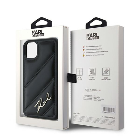 KARL LAGERFELD ETUI DO IPHONE 11 XR KLHCN61PQDSMGK HARDCASE DIAGONAL