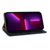 Magnet Strap Case etui iPhone 14 Pro pokrowiec z klapką portfel mini smycz podstawka niebieskie
