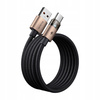 MCDODO KABEL USB-A USB-C SZYBKIE ŁADOWANIE USB TYP C 6A 100W 1M LED ZŁOTY
