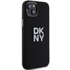 DKNY CASE HARDCASE LIQUID SILICONE DO IPHONE 15 14 13 Z METALOWYM LOGO