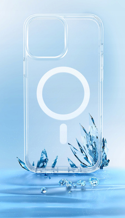 Etui do telefonu McDodo przezroczyste magnetyczne do iPhone 12/12PRO