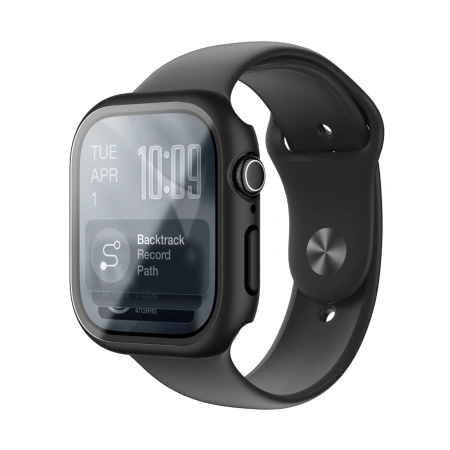 Szkło ochronne AMAZINGTHING Radix z etui na Apple Watch Series 11 46 mm - czarne