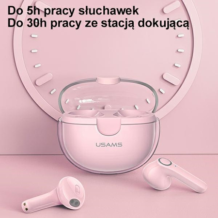 USAMS SŁUCHAWKI BEZPRZEWODOWE TWS 5.1 DO TELEFONÓW BUSERIES Z DŹWIĘKIEM HD