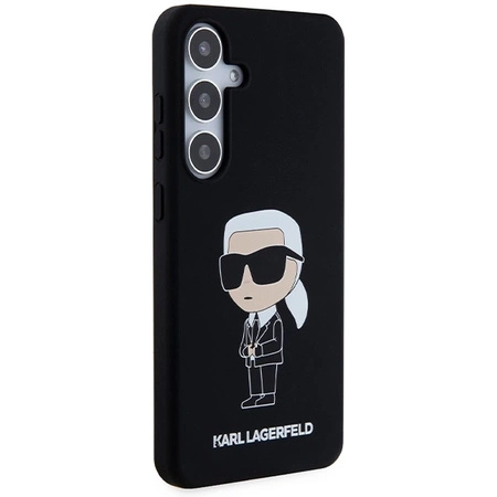Etui Karl Lagerfeld Silicone Ikonik na Samsung Galaxy S24+ - czarne