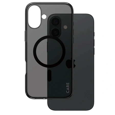 Etui CARE by PanzerGlass Flagship Case z MagSafe na iPhone 16 Plus - półprzezroczyste