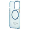 Guess GUHMP13LHTCMB iPhone 13 Pro / 13 6,1" niebieski/blue hard case Gold Outline Translucent MagSafe