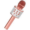 MAJESTICLINE MIKROFON KAROKE DO TELEFONU PODŁĄCZENIE BLUETOOTH RÓŻOWY