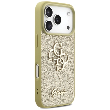 GUESS ETUI FIXED GLITTER BIG 4G DO IPHONE 17 PRO WYSOKIEJ JAKOŚ