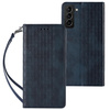 Magnet Strap Case etui Samsung Galaxy A23 5G pokrowiec z klapką portfel mini smycz podstawka niebieskie