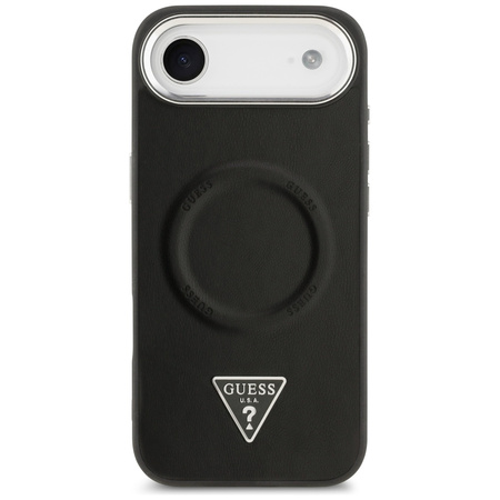 Etui Guess Triangle Logo MagSafe do      iPhone Air czarny