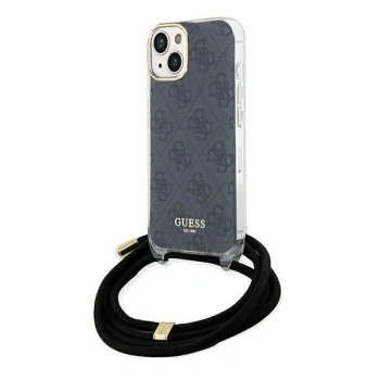 GUESS ETUI DO IPHONE 15 14 13 6.1 CROSSBODY CORD Z WYTRZYMAŁEGO MATERIAŁU