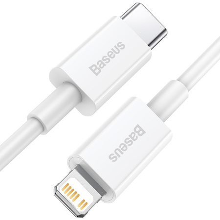BASEUS KABEL USB-C DO LIGHTNING DO TELEFONÓW APPLE 20W 2M SZYBKIE ŁADOWANIE