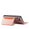 HURTEL ETUI MAGNETYCZNE DO IPHONE 12 PRO MAX Z PORTFELEM KARTĄ PODSTAWKĄ