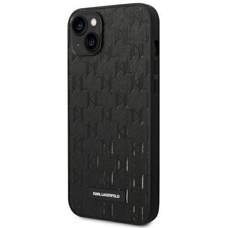 Karl Lagerfeld KLHCP14MSAKLHPK iPhone 14 Plus 6,7" hardcase czarny/black Saffiano Mono Metal Logo
