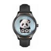 Smart Watch COLMI L28 (czarny silikon + czarny skórzany pasek)