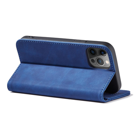 Magnet Fancy Case etui Samsung Galaxy A23 5G pokrowiec z klapką portfel podstawka niebieskie