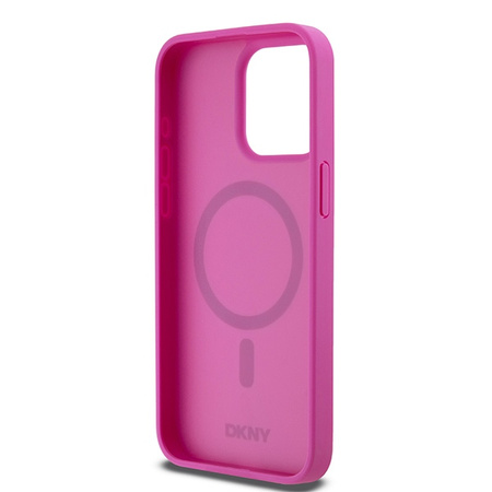 DKNY ETUI HARDCASE DO IPHONE 15 PRO MAX 6.7 DO MAGSAFE SKÓRA MONOGRAM LOGO