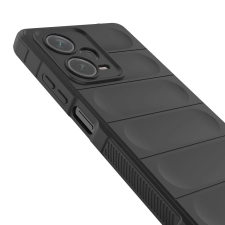 Magic Shield Case etui do Xiaomi Redmi Note 12 Pro+ elastyczny pancerny pokrowiec niebieskie