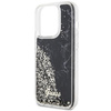 Etui Guess GUHCP14LLCSGSGK na iPhone 14 Pro - czarne Liquid Glitter Marble