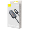 Baseus Share Together ładowarka samochodowa 2x USB / 2x USB Typ C 120W PPS Quick Charge Power Delivery szary (CCBT-A0G)