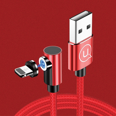 USAMS KABEL DO LIGHTNING 1M MAGNETYCZNY DO IPHONE 12 13 14 1M SJ444USB02
