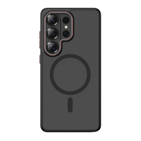TECH-PROTECT MAGCAM MAGSAFE GALAXY S26 ULTRA MATTE BLACK/RED
